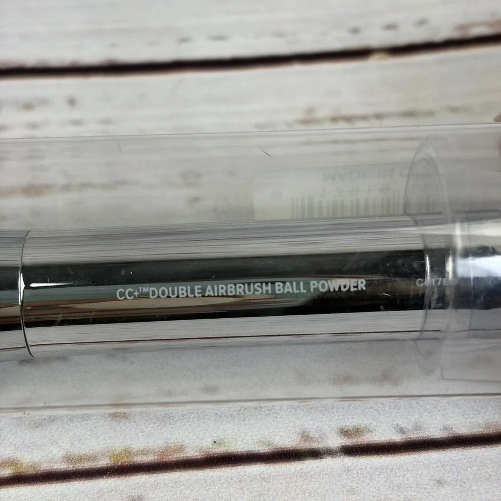 IT Cosmetics CC+ Double Airbrush Ball Powder Brush NEW SEALED Dual Fiber